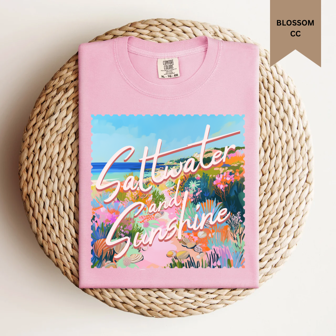 Saltwater and Sunshine Tee.