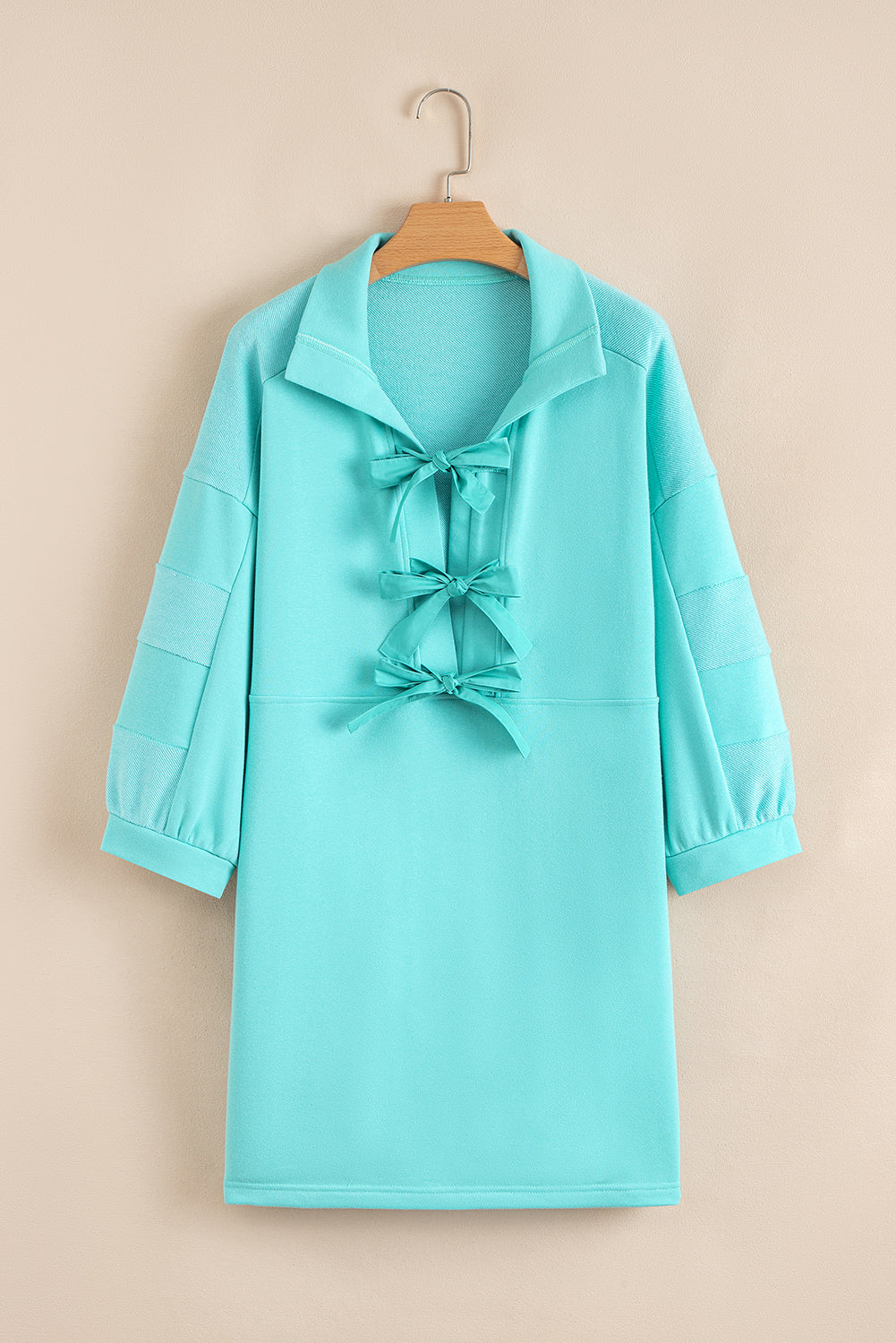 Blue Bow Shift Dress September.