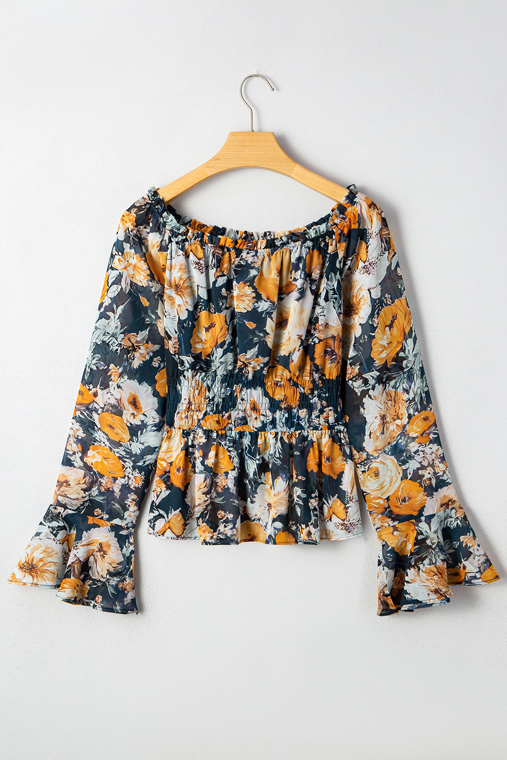 Floral Off Shoulder Bell Top September.