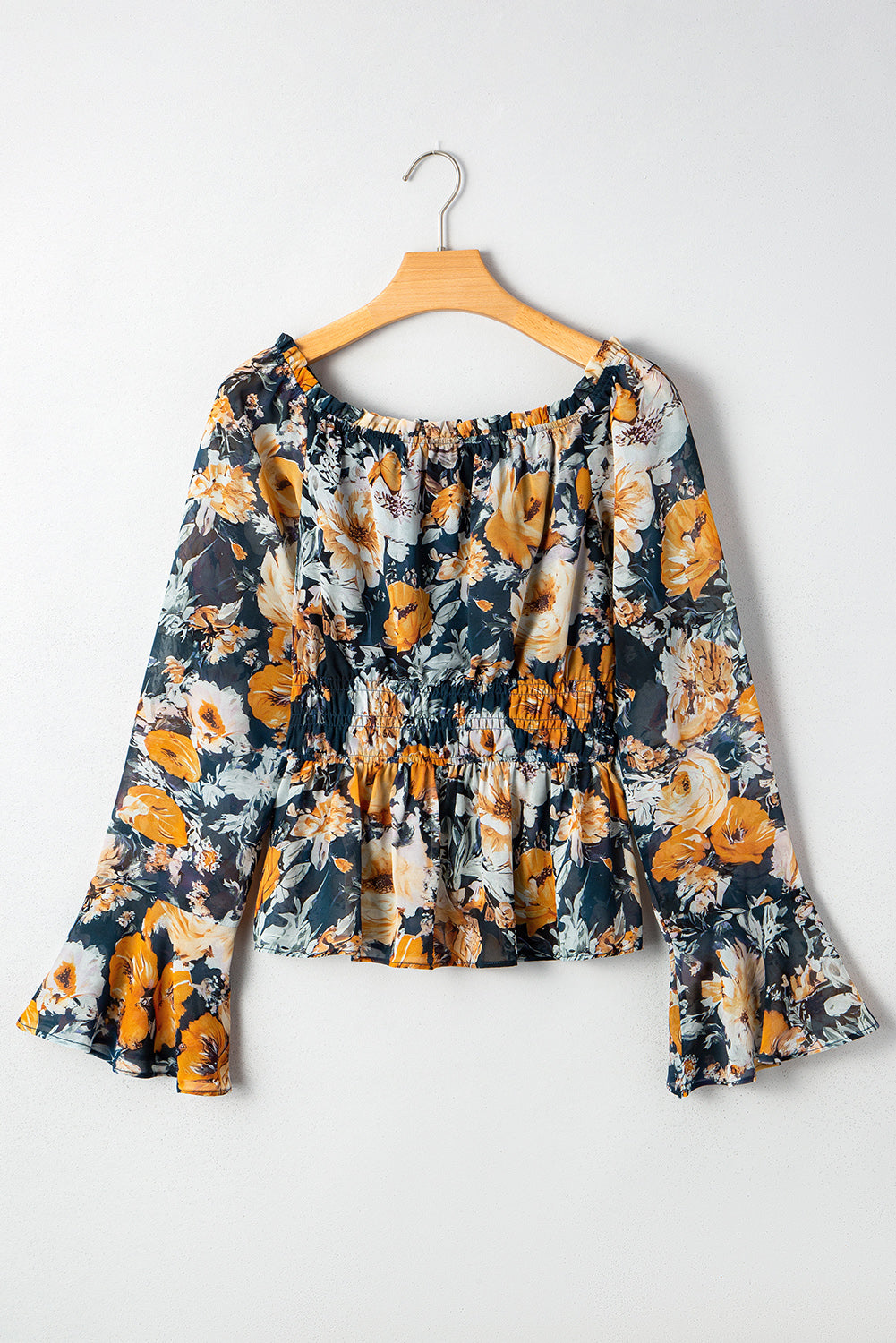 Floral Off Shoulder Bell Top September.