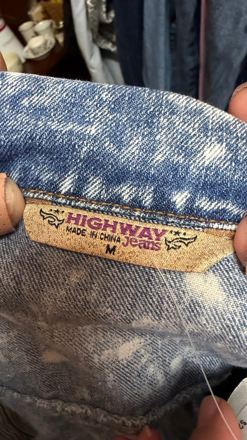 Highway Jeans Acid-Wash Denim Jacket