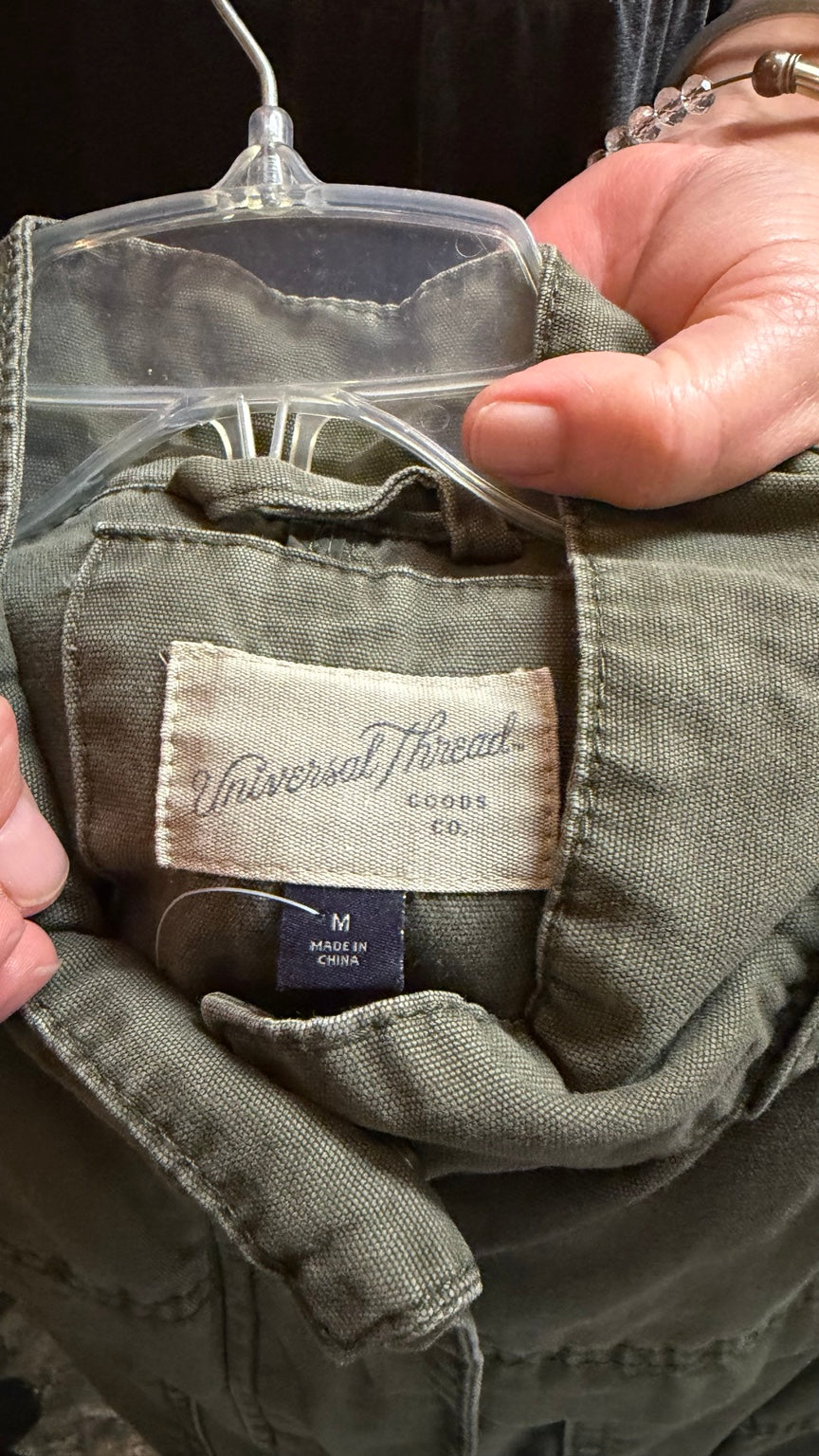 Universal Thread Olive Hooded Utility Jacket