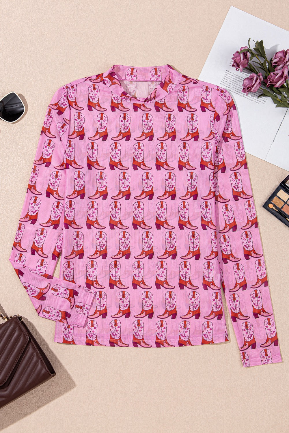 Cowgirl Barbie Mesh Top LT