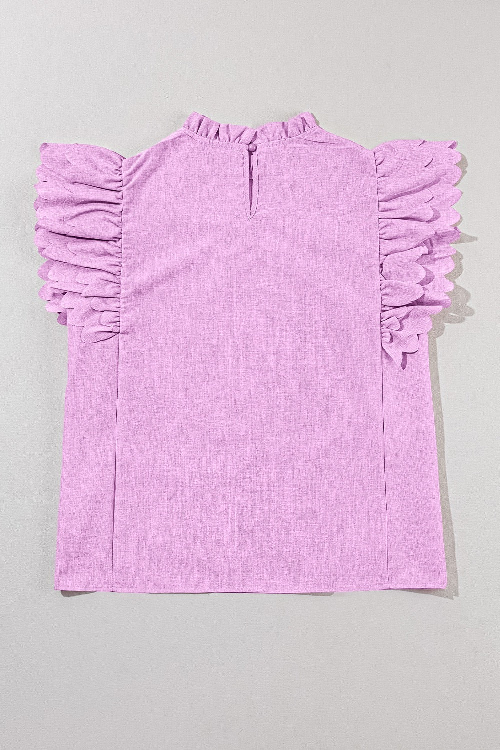 Pink Scalloped Sleeve Top LT