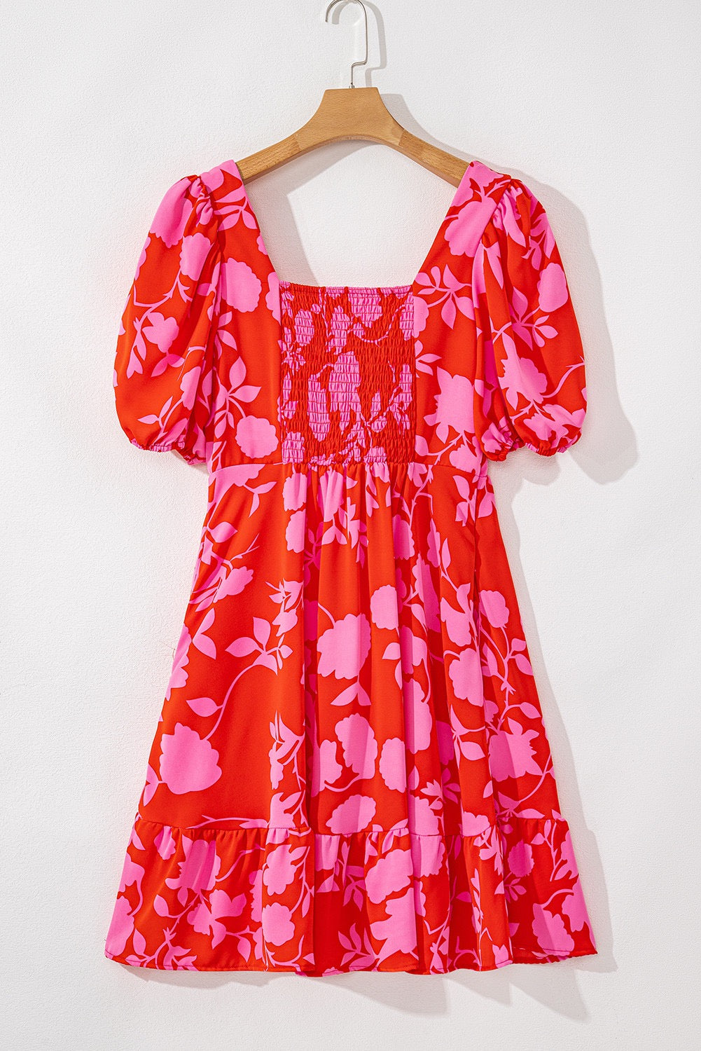 Red Floral Dress LT
