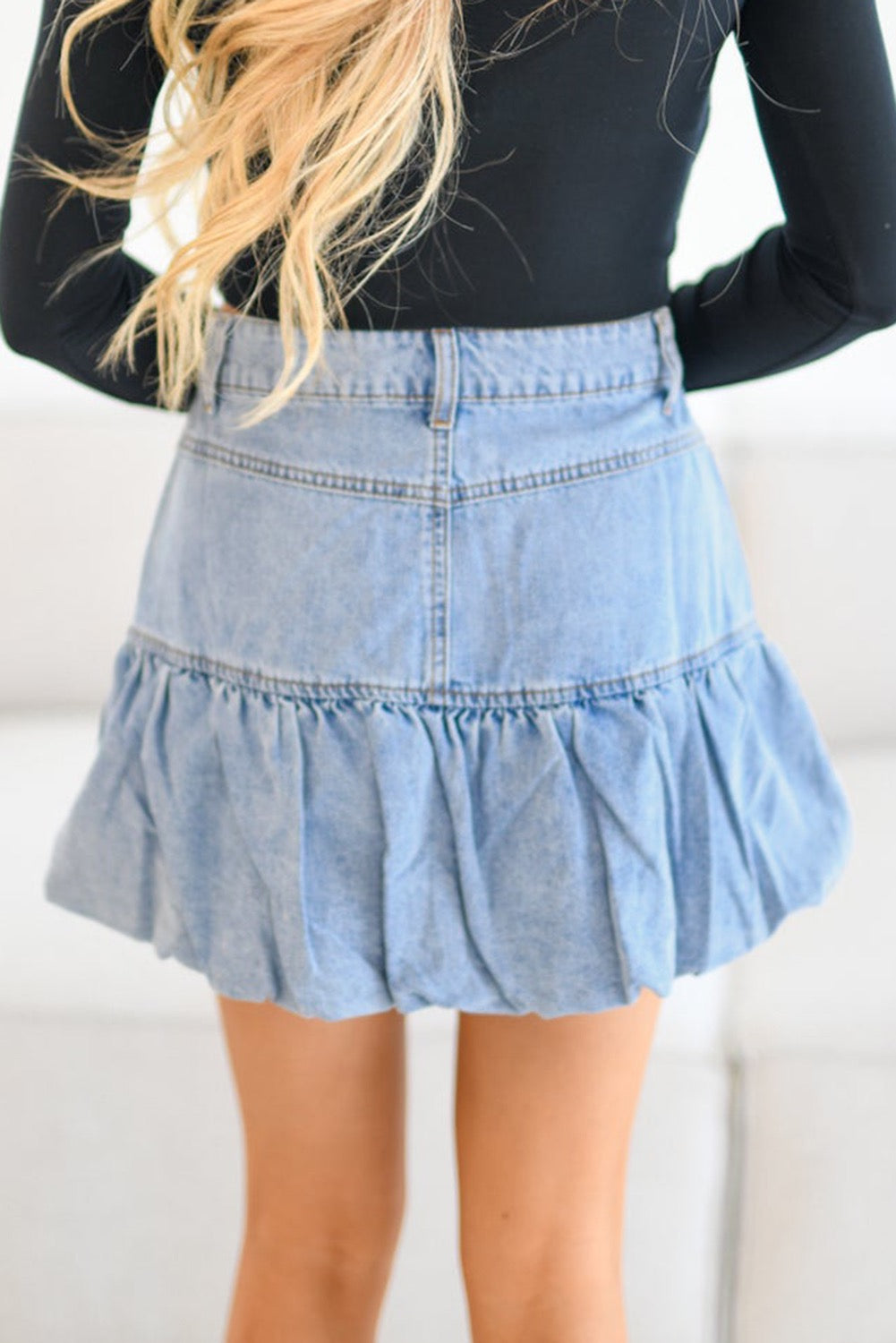Denim Bubble Skirt LT