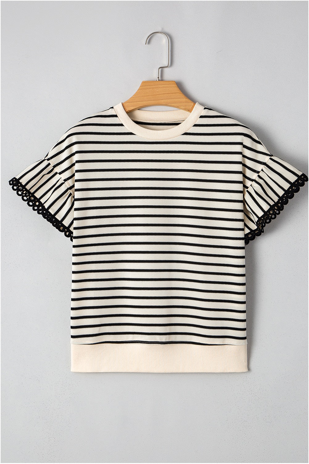 Black Striped Blouse LT