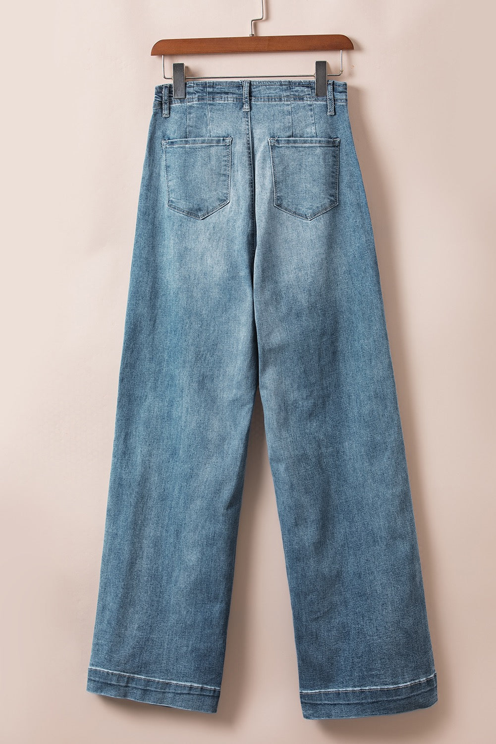 Medium Wash Straight Loose Jeans LT