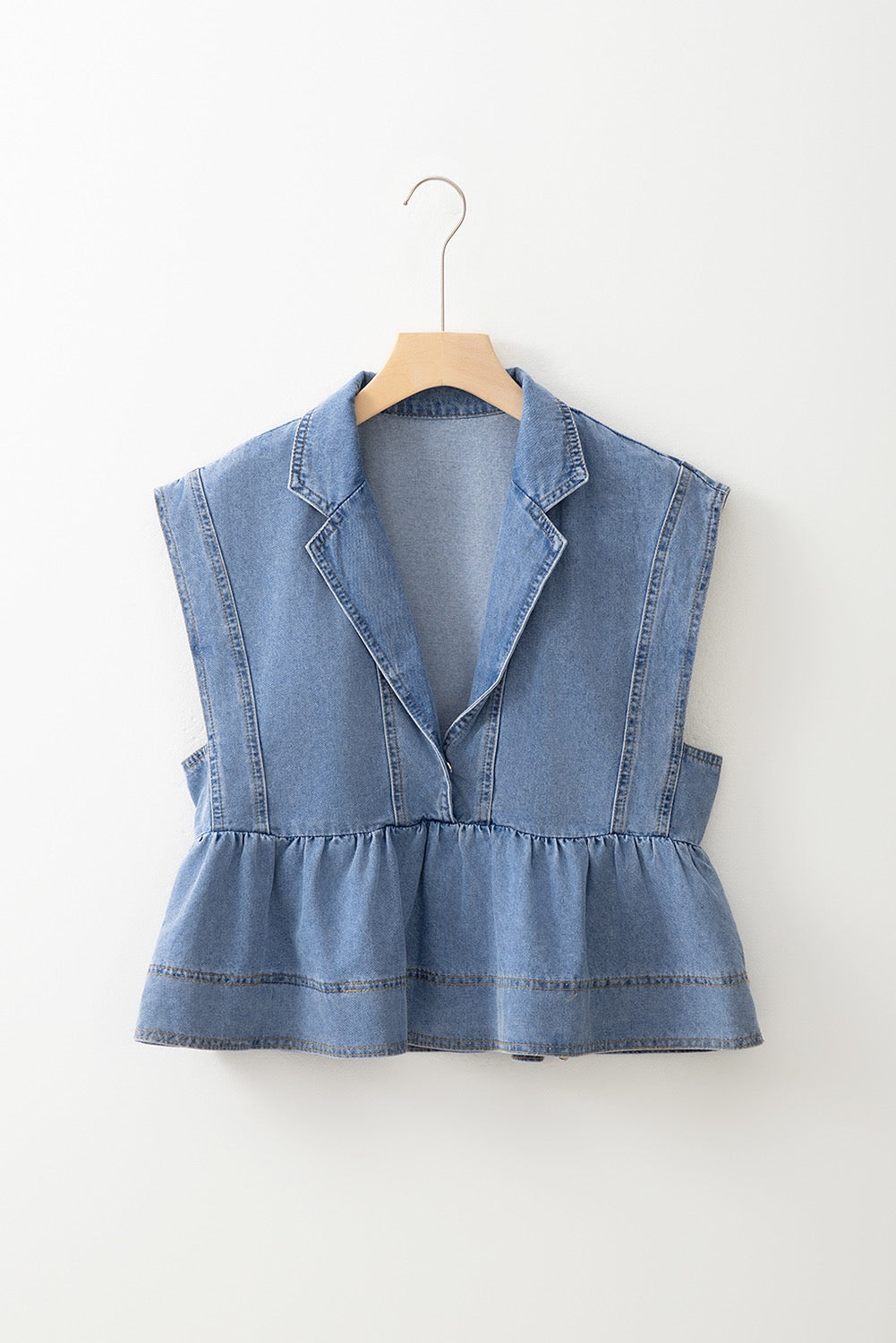 Denim Babydoll Top LT