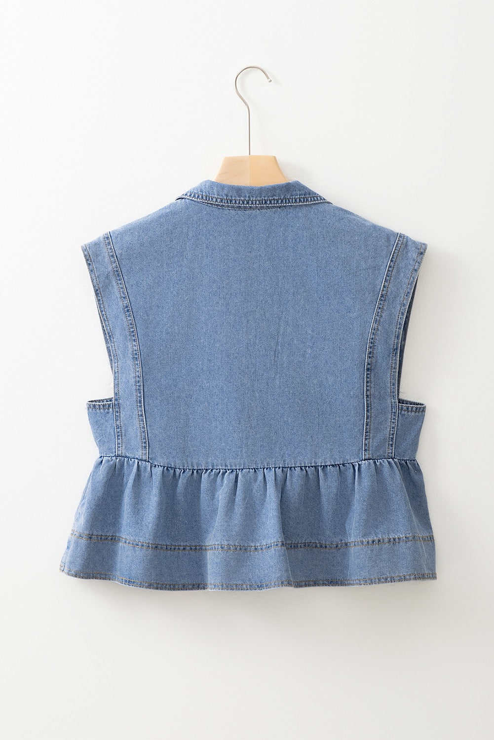 Denim Babydoll Top LT