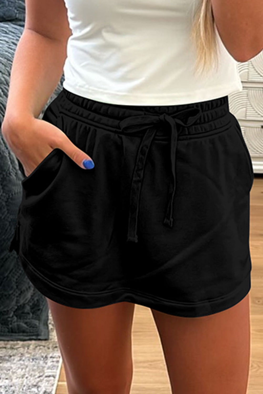 Black Casual Skort LT