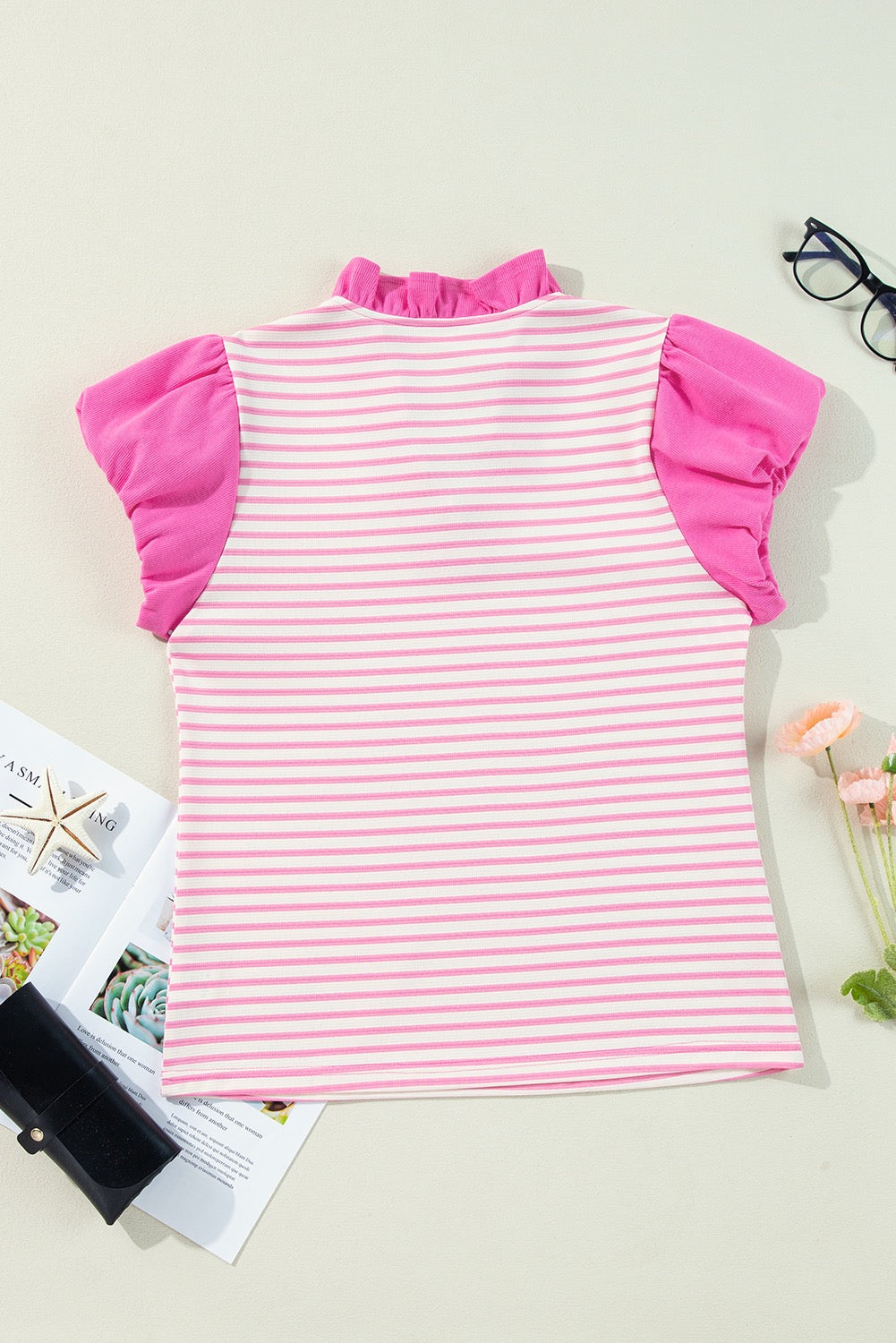 Pink Striped Blouse LT