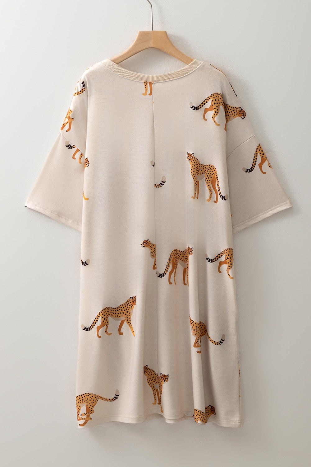 Cheetah Plus Size T Dress LT