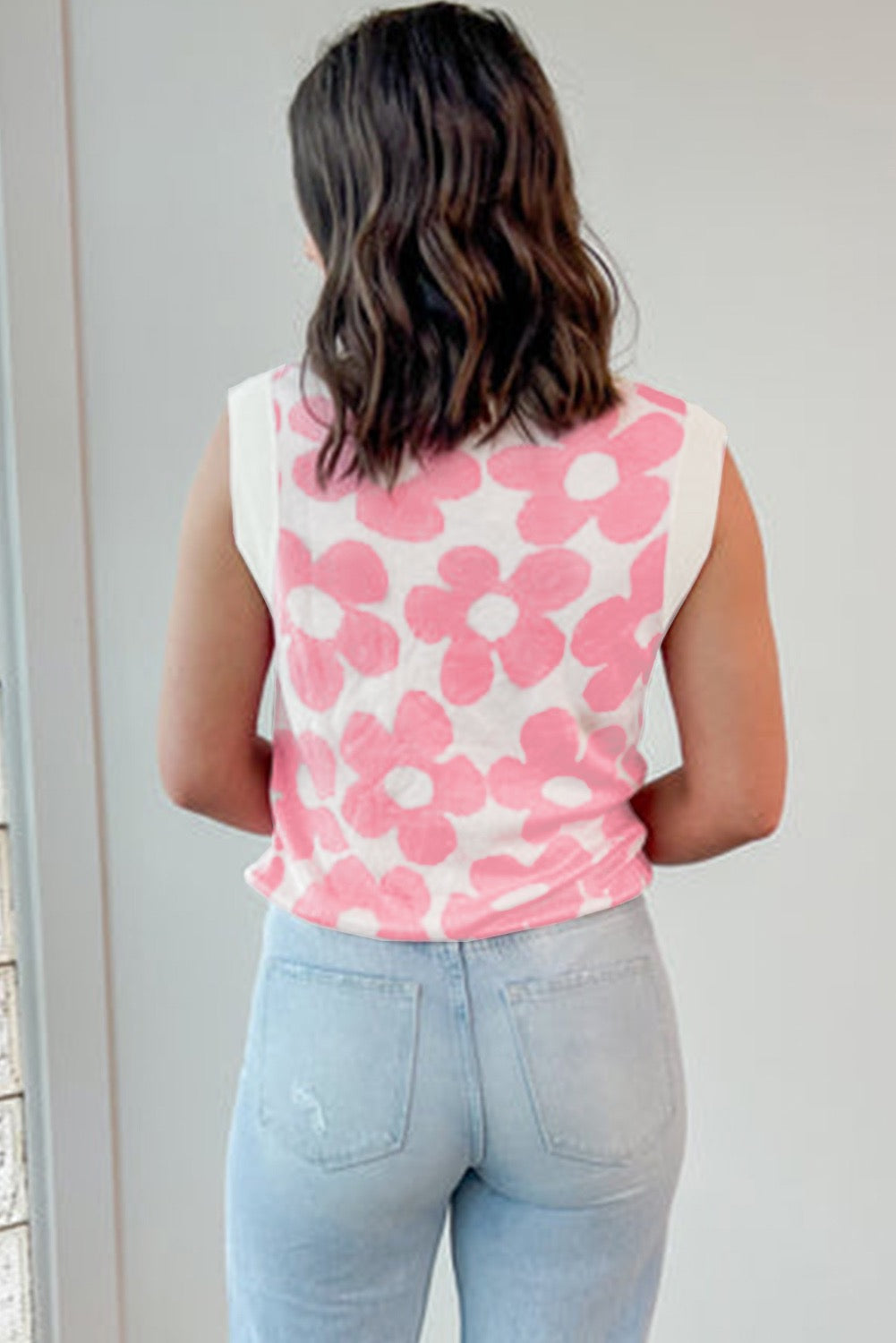 Pink Daisy Tank LT