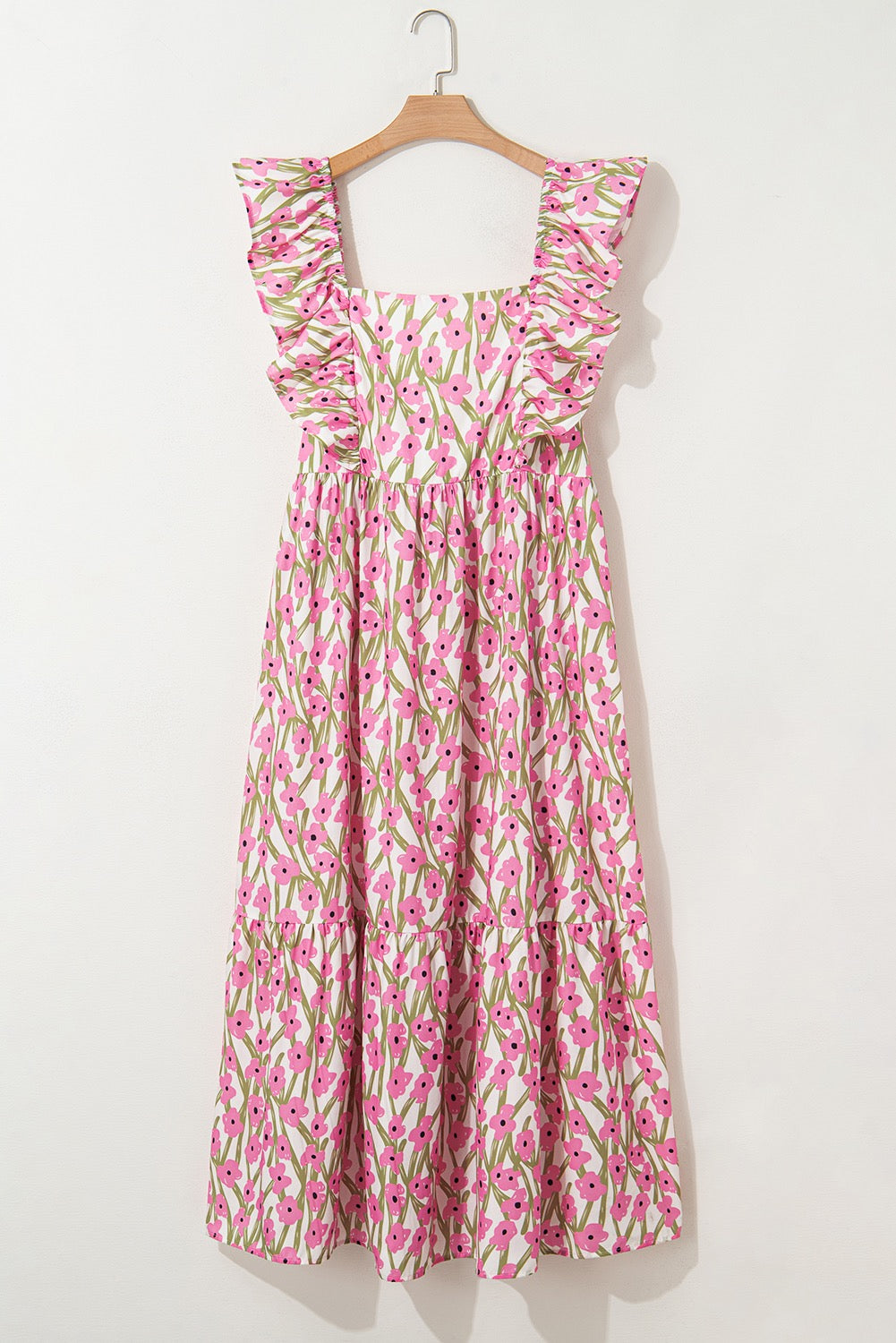 Pink Floral Plus Size Maxi LT
