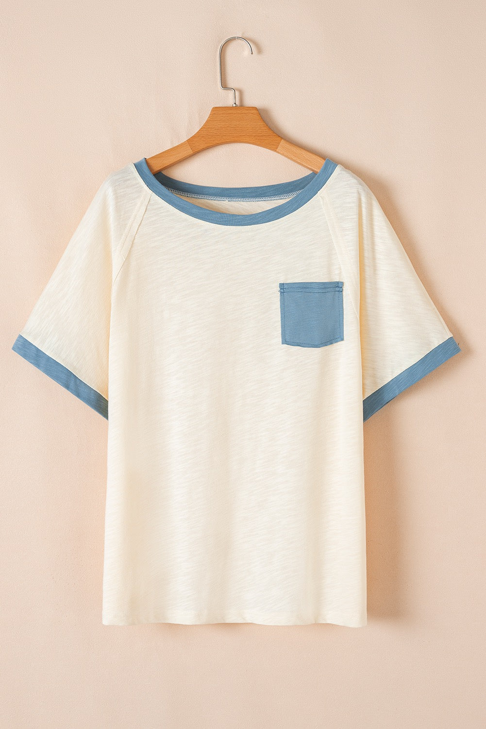 Beige Patchwork Plus Size Top LT