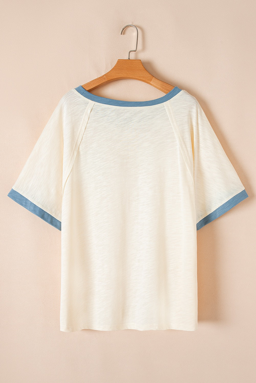 Beige Patchwork Plus Size Top LT
