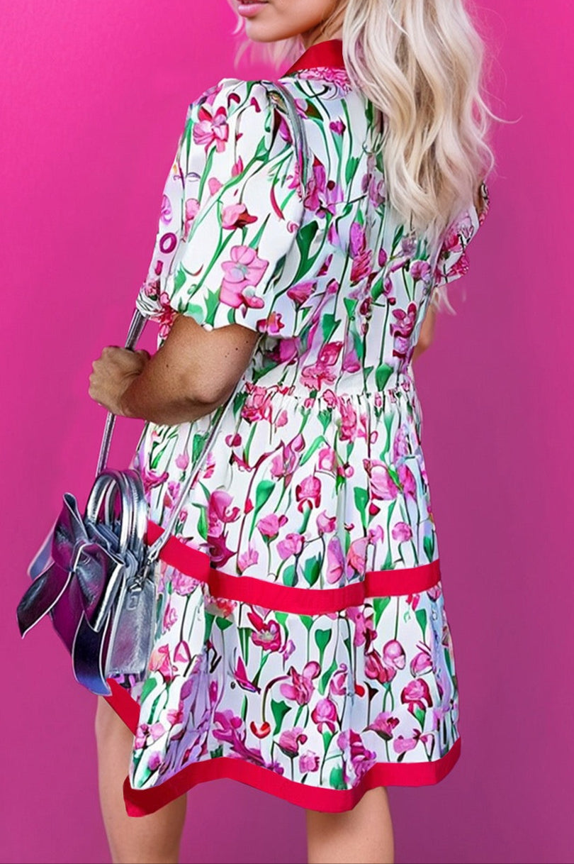 Rose Red Tulip Dress LT