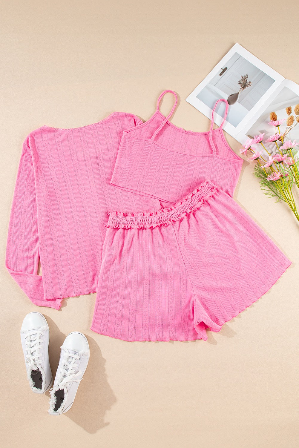 Pink 3 Piece Lounge Set LT