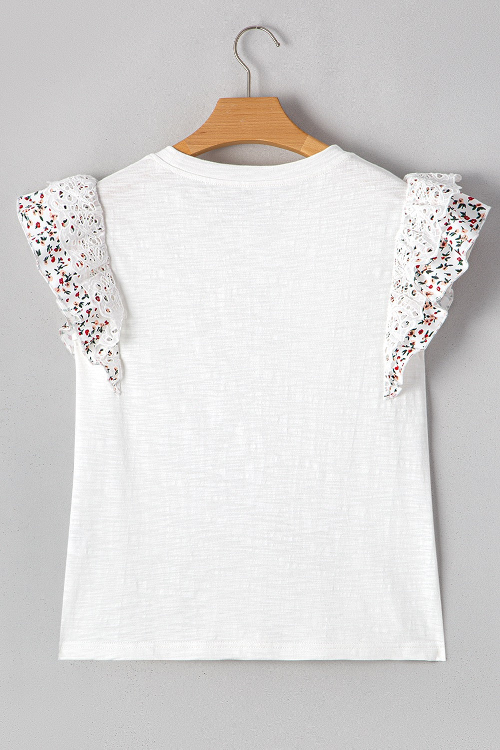 White Butterfly Sleeve Blouse LT