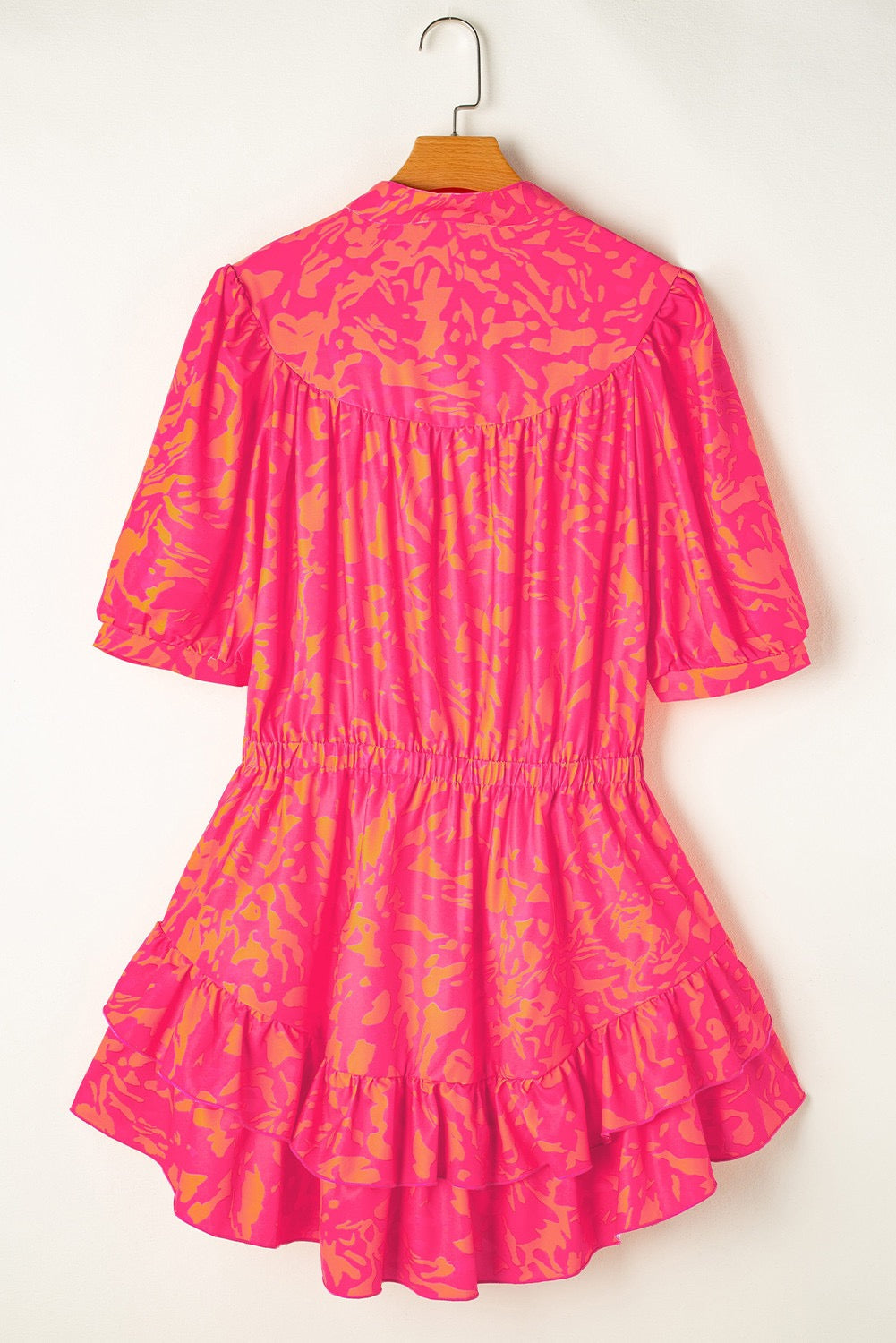 Pink and Orange Floral Dress LT