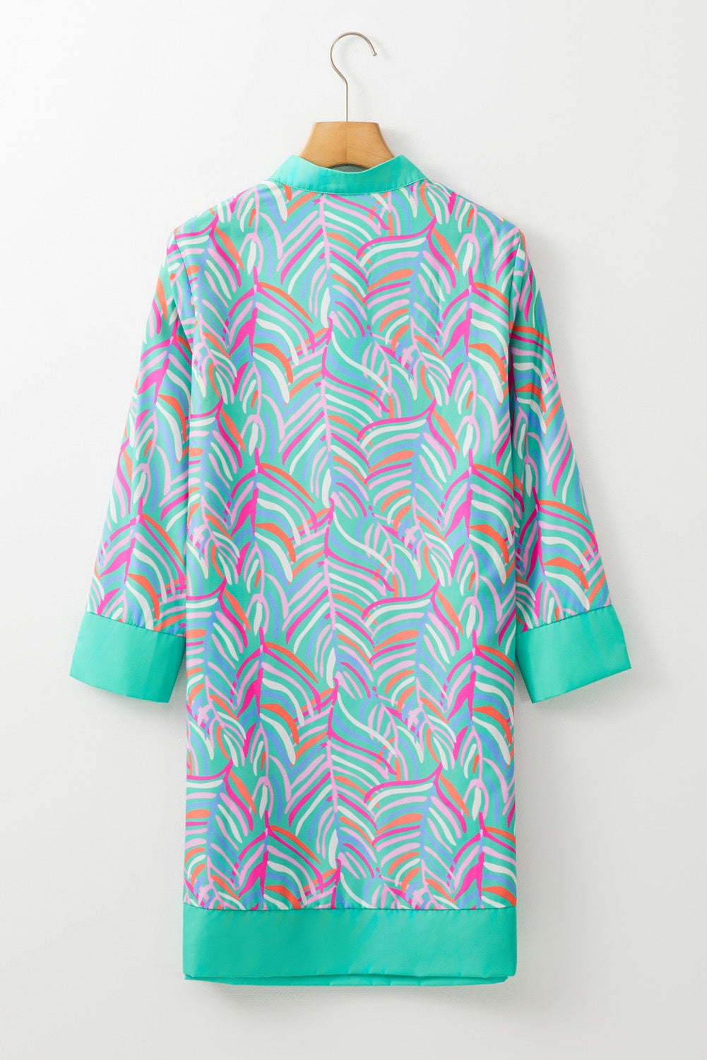 Green Abstract Shift Dress LT