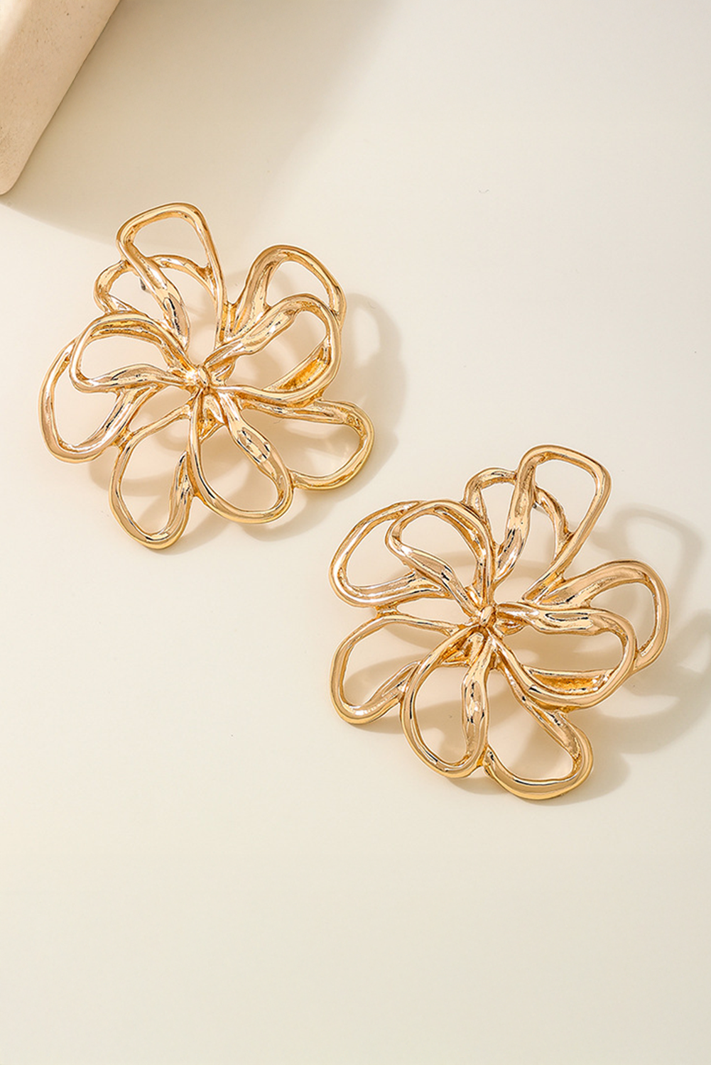 Gold Flower Earrings RTS