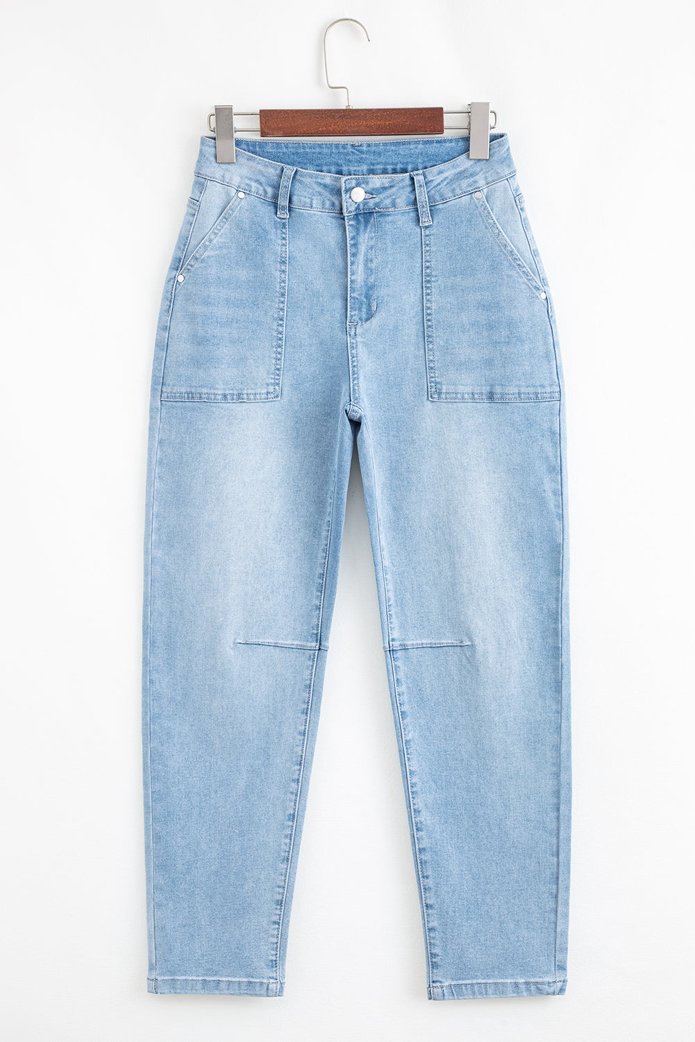 High Rise Barrel Jeans July.