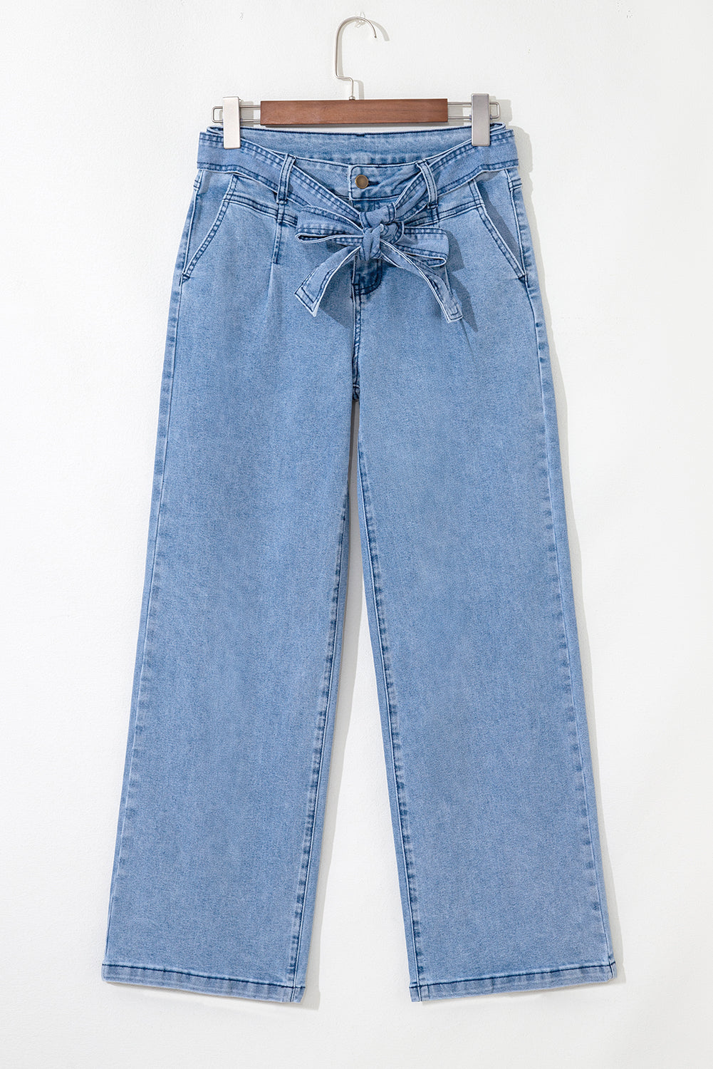 Western Sash Wide Leg Jeans RTS