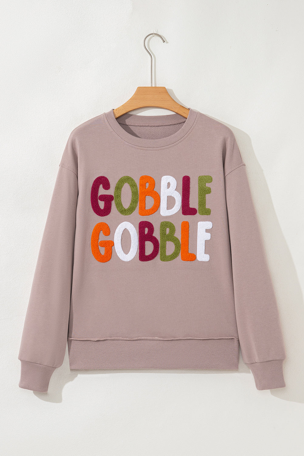 Dark Khaki GOBBLE Graphic Top LT