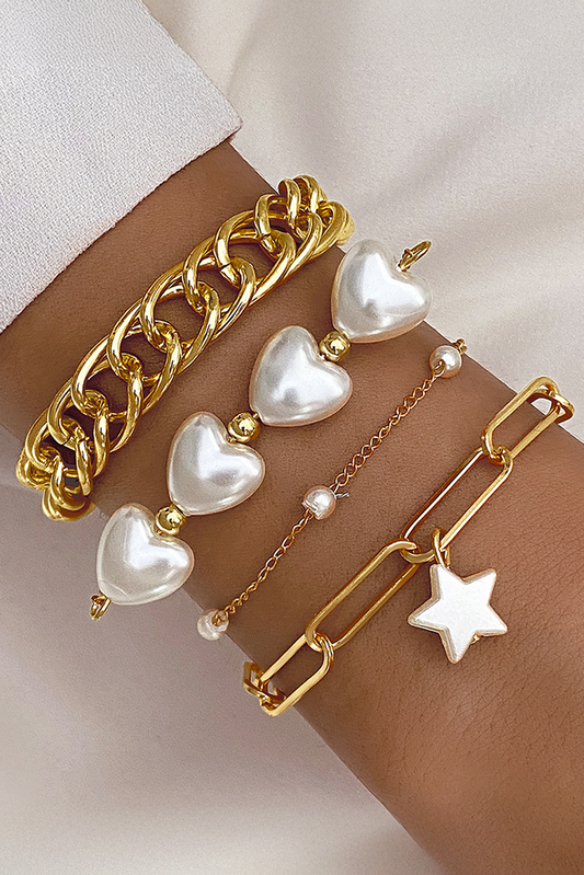 Gold Multilayer Chain Bracelets RTS