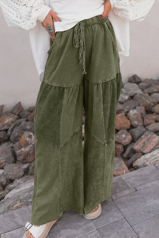 Green Mineral Wash Pants FB