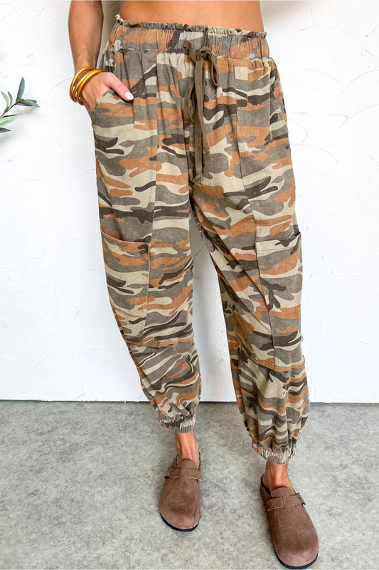 Green Camo Jogger Pants RTS