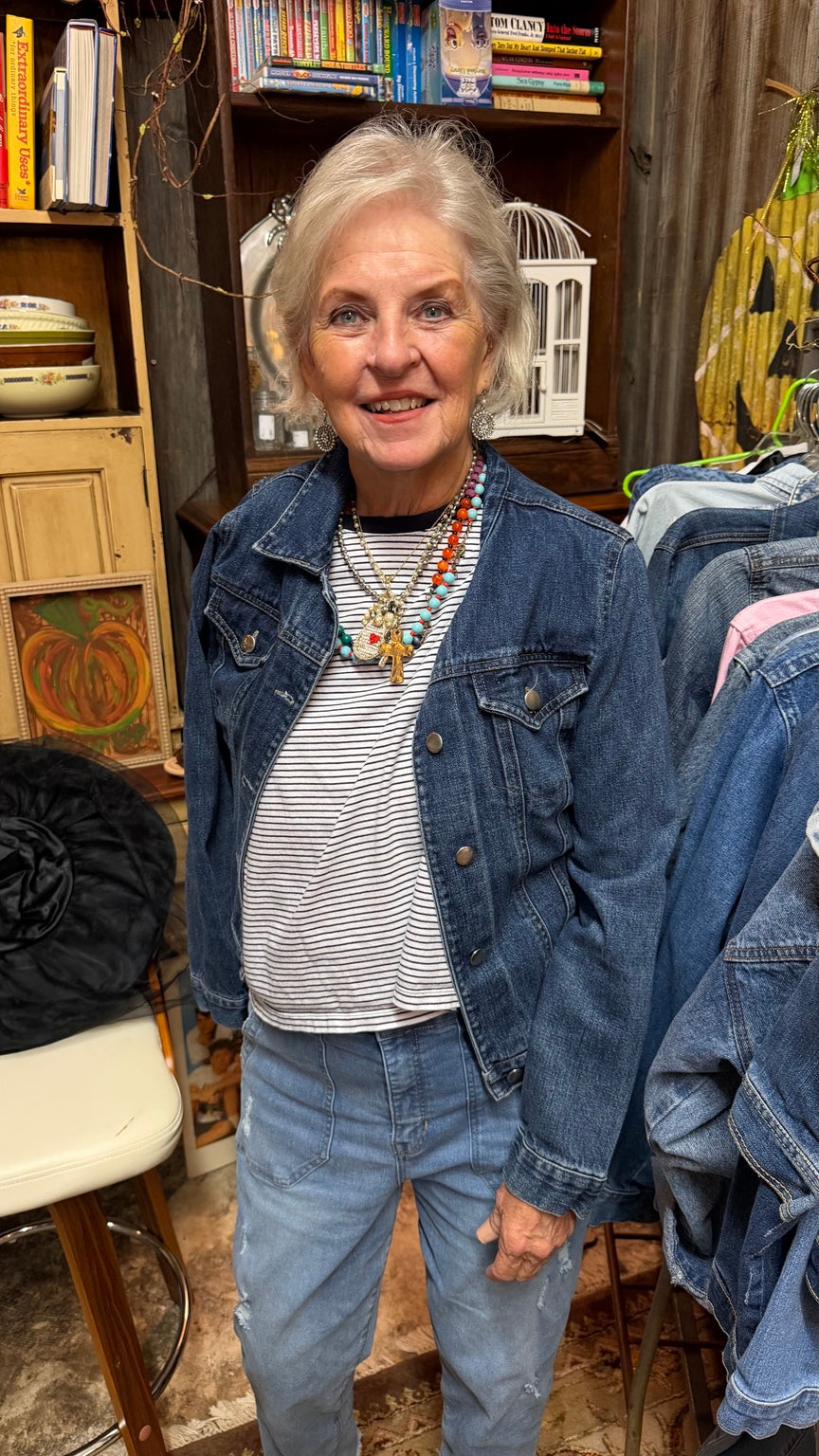 Desert Blues Dark Denim Jacket