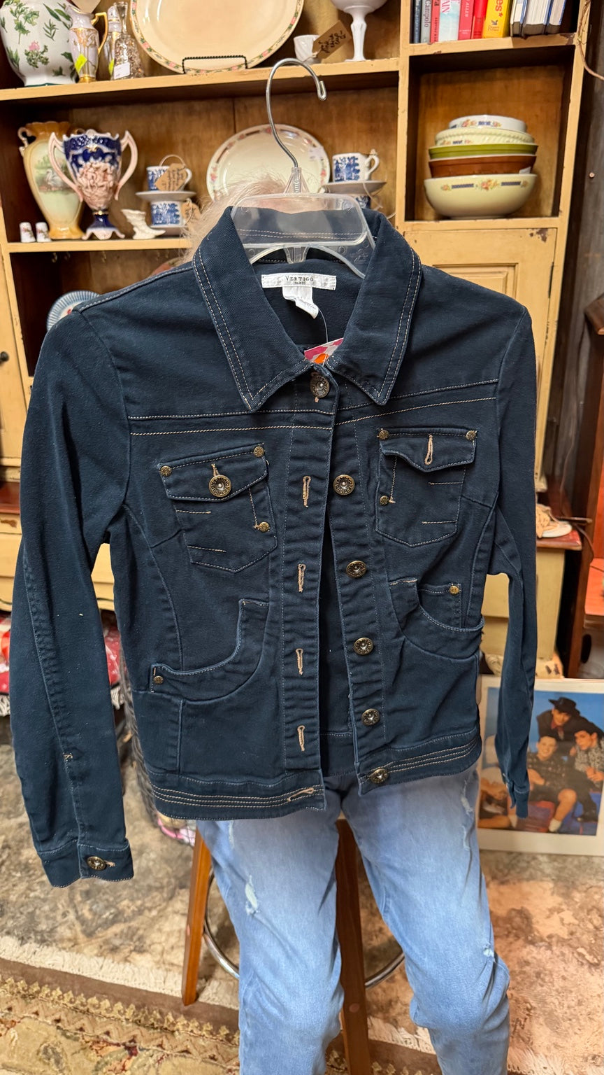 Vertigo Paris Dark Denim Jacket
