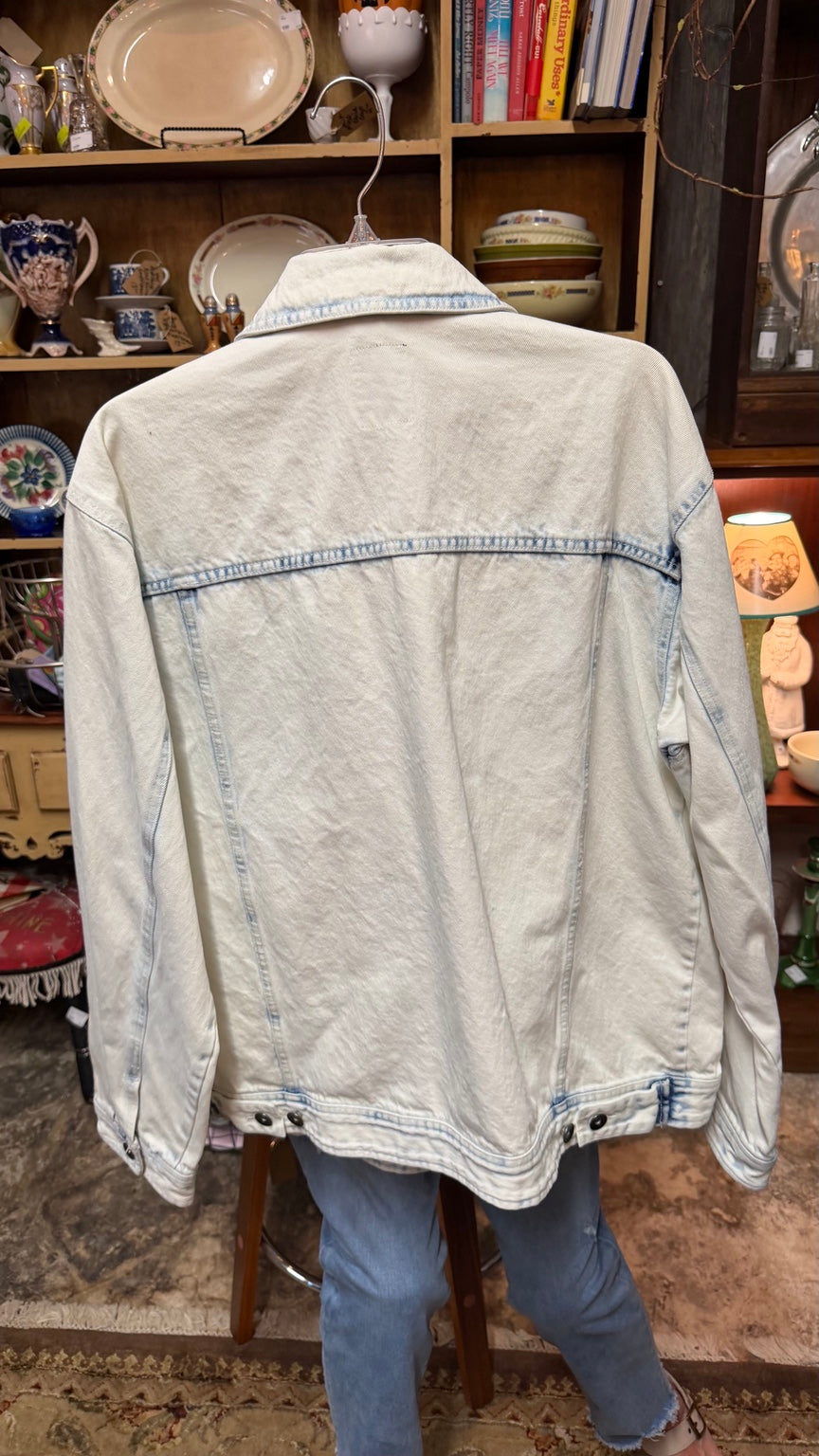 Original Use Light Acid-Wash Denim Jacket