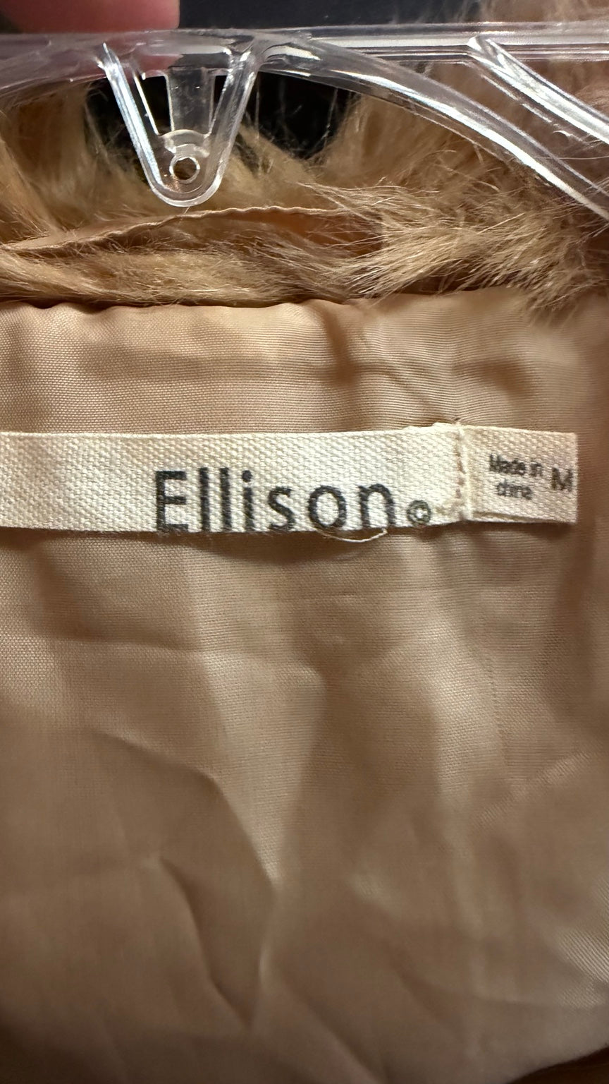 Ellison Camel Shaggy Vest