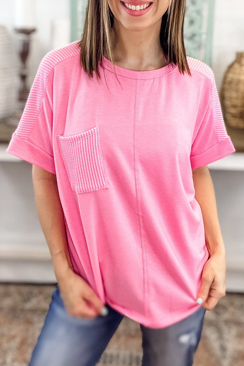 Pink Plus Size Top LT