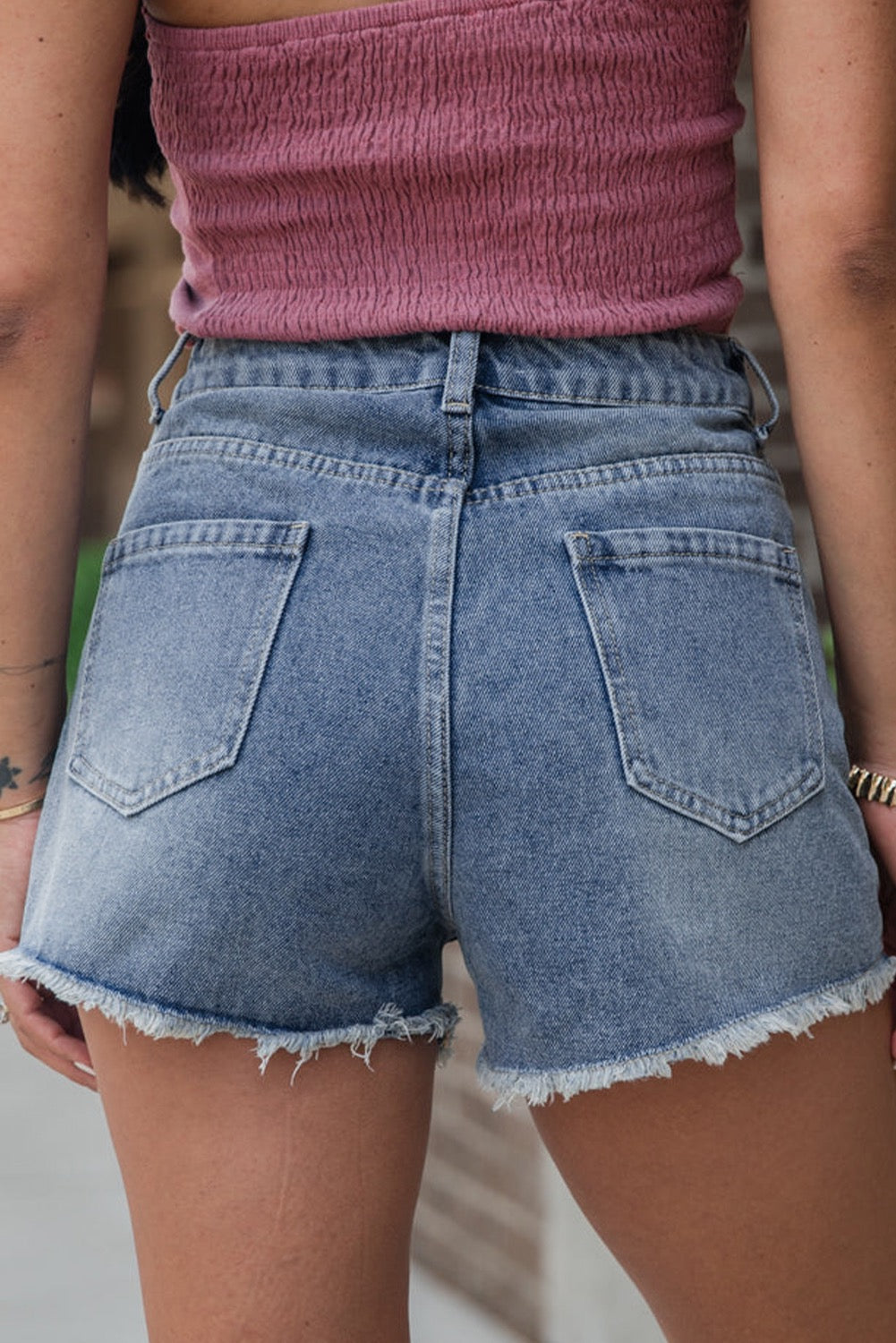 Pearl Denim Shorties LT