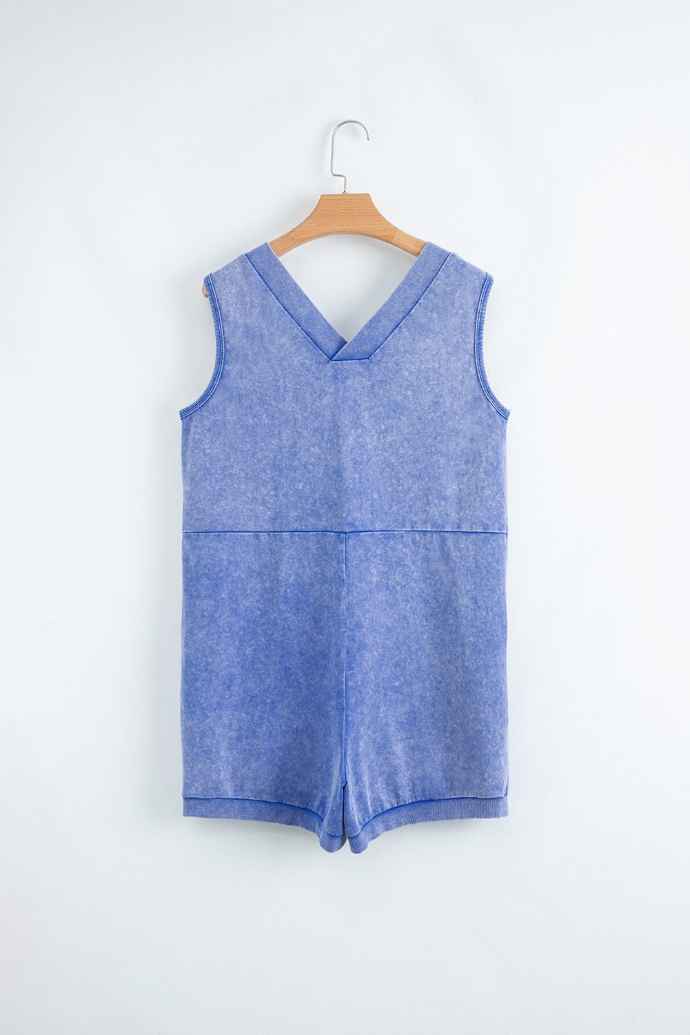 Blue Mineral Wash Romper LT