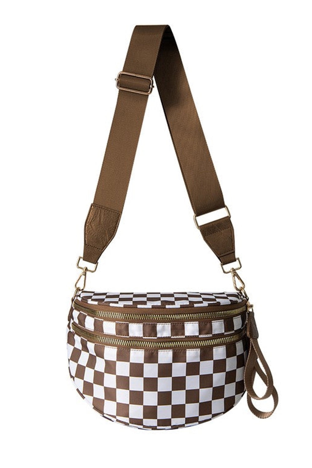 Large Checkered Crossbody Bag RTS