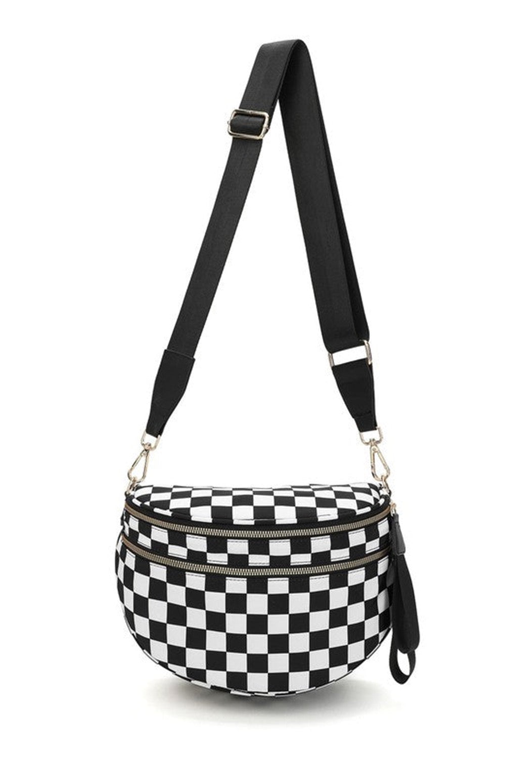 Large Checkered Crossbody Bag RTS