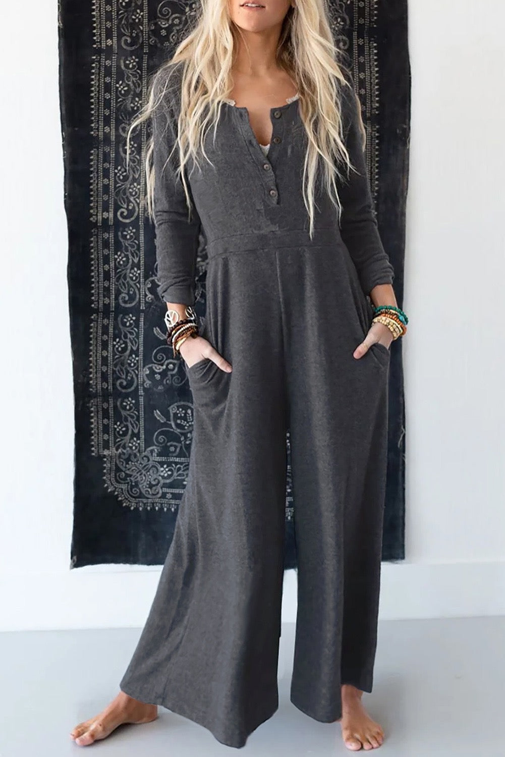Grey Lounge Jumpsuit RTS