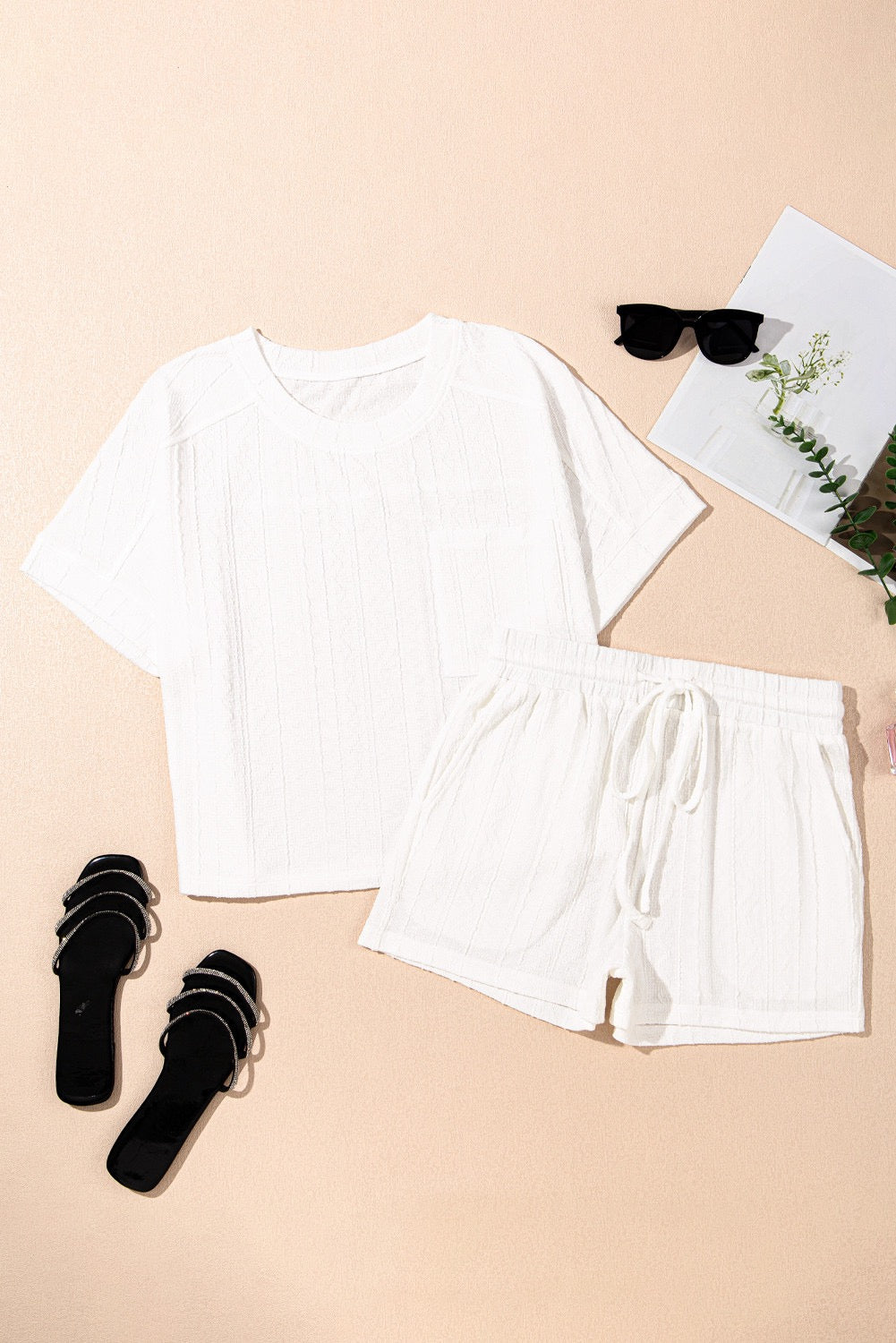 White Textured Set LT