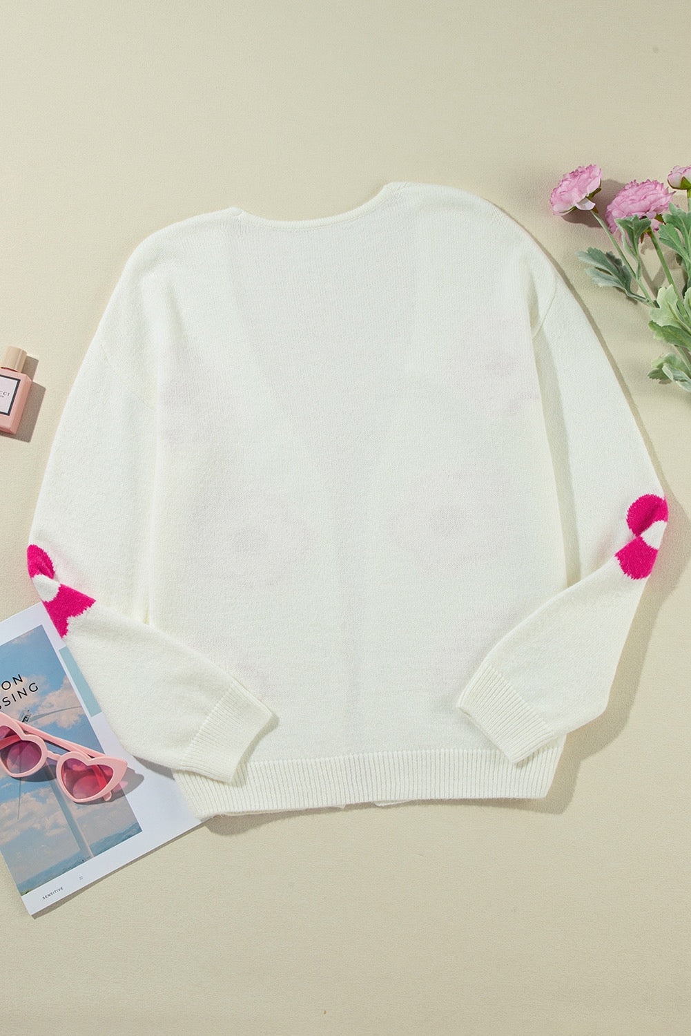 Pink Flower Cardigan LT