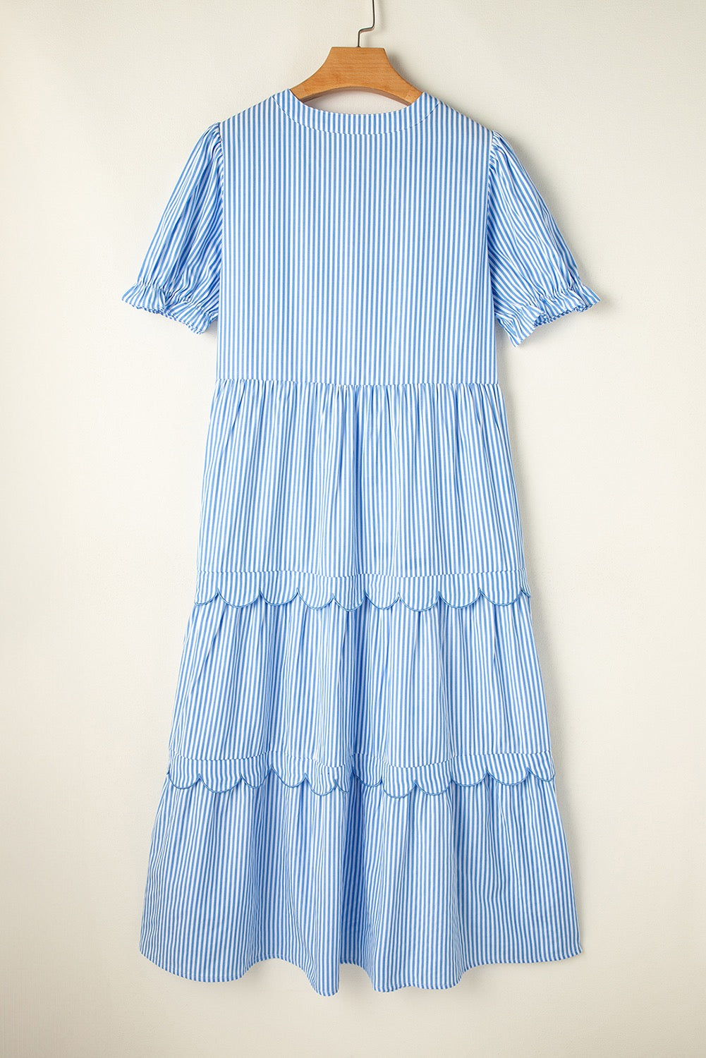 Blue Scalloped Dress LT