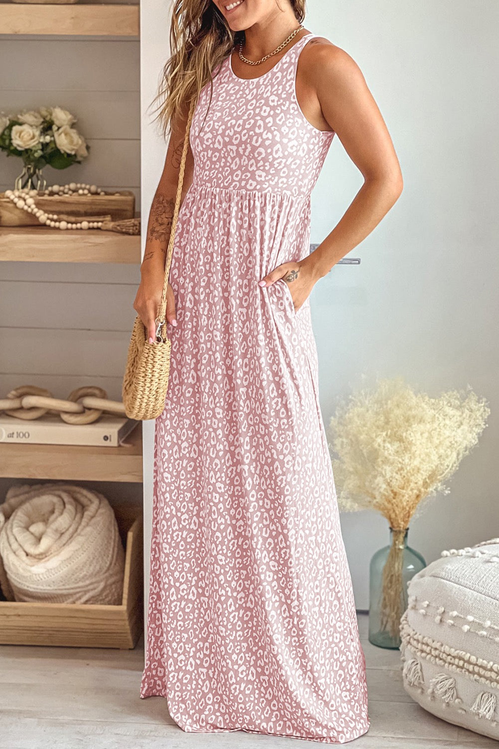Light Pink Leopard Maxi LT