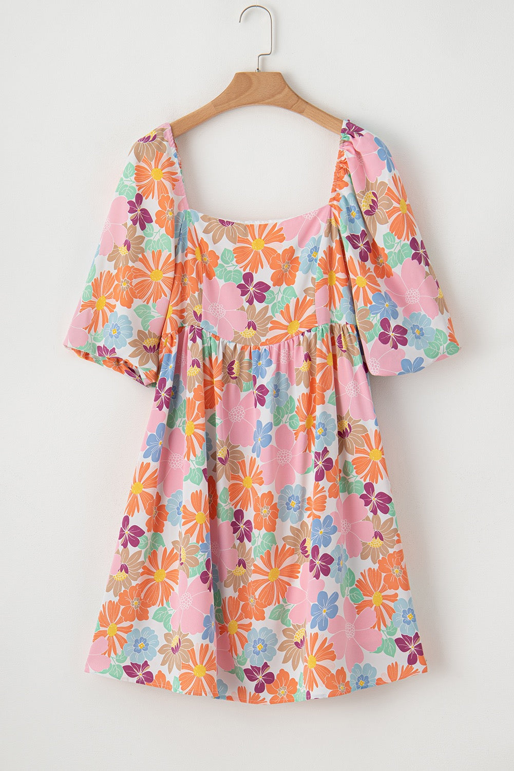 Pastel Floral Mini Dress LT