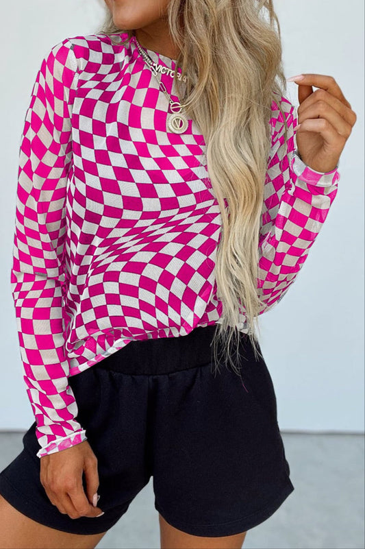 Checkered Mesh Top RTS