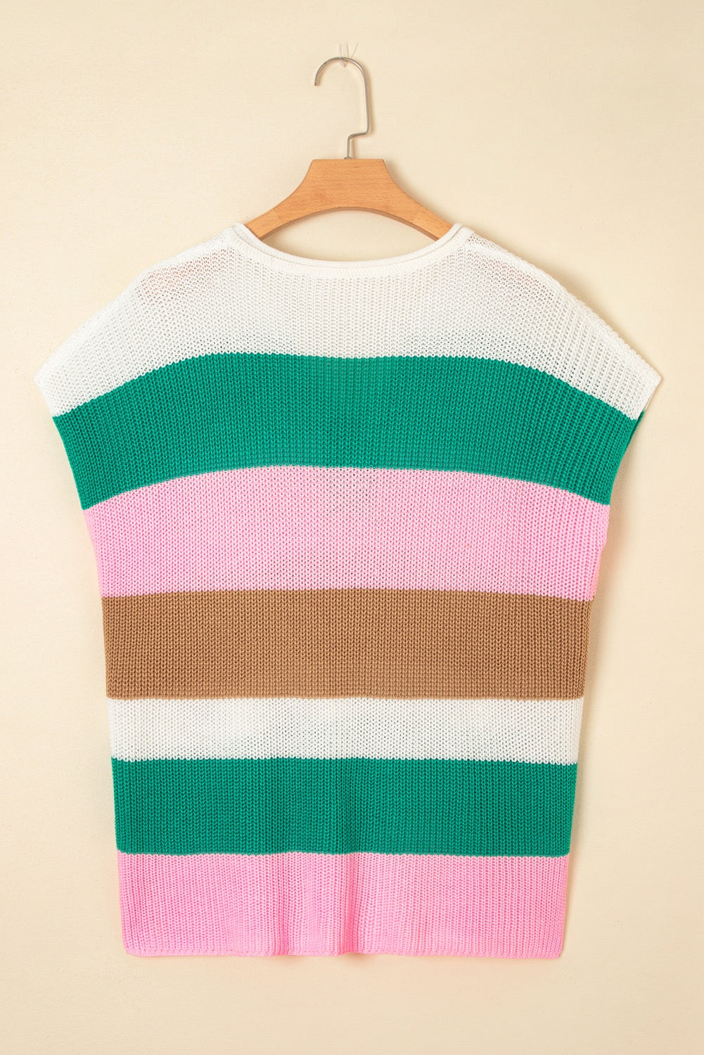 Knit Plus Size Striped Top LT